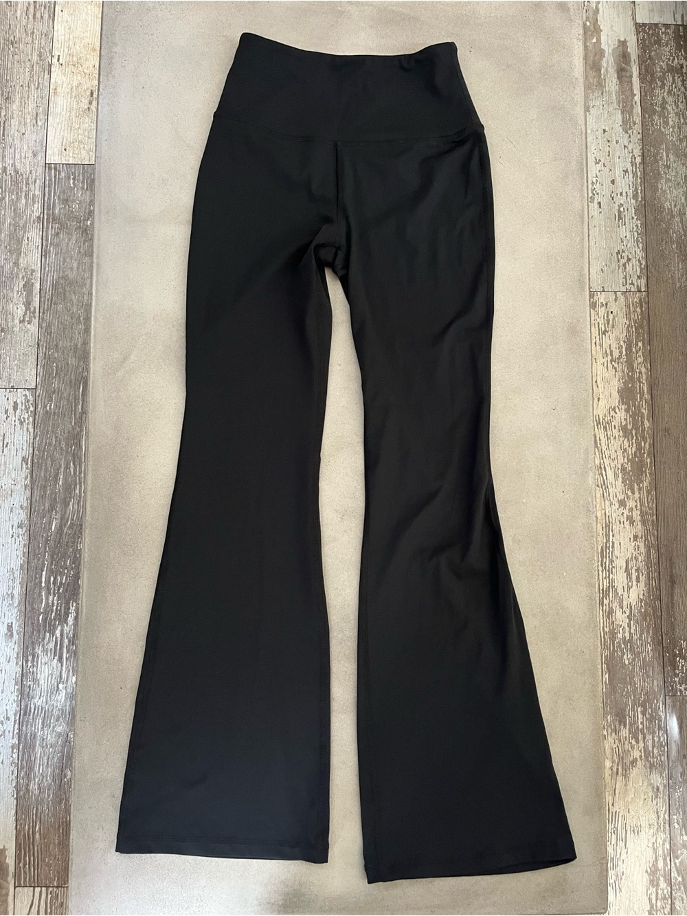 Madewell High-Rise Flare Leggings Black Athleisure Yoga Pants Size Small NWT